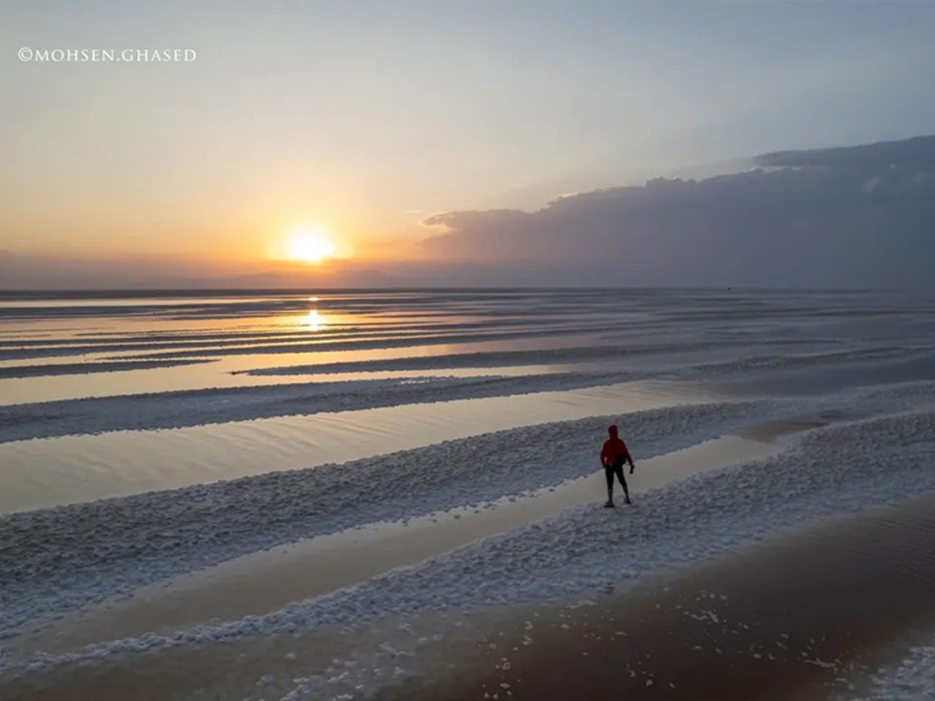 Lake Urmia dried up
