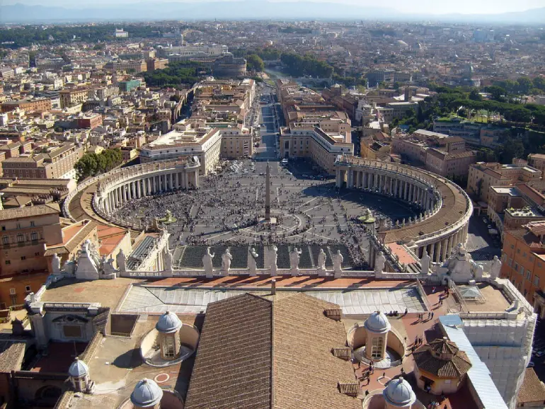 The restrictions of traveling to the Vatican