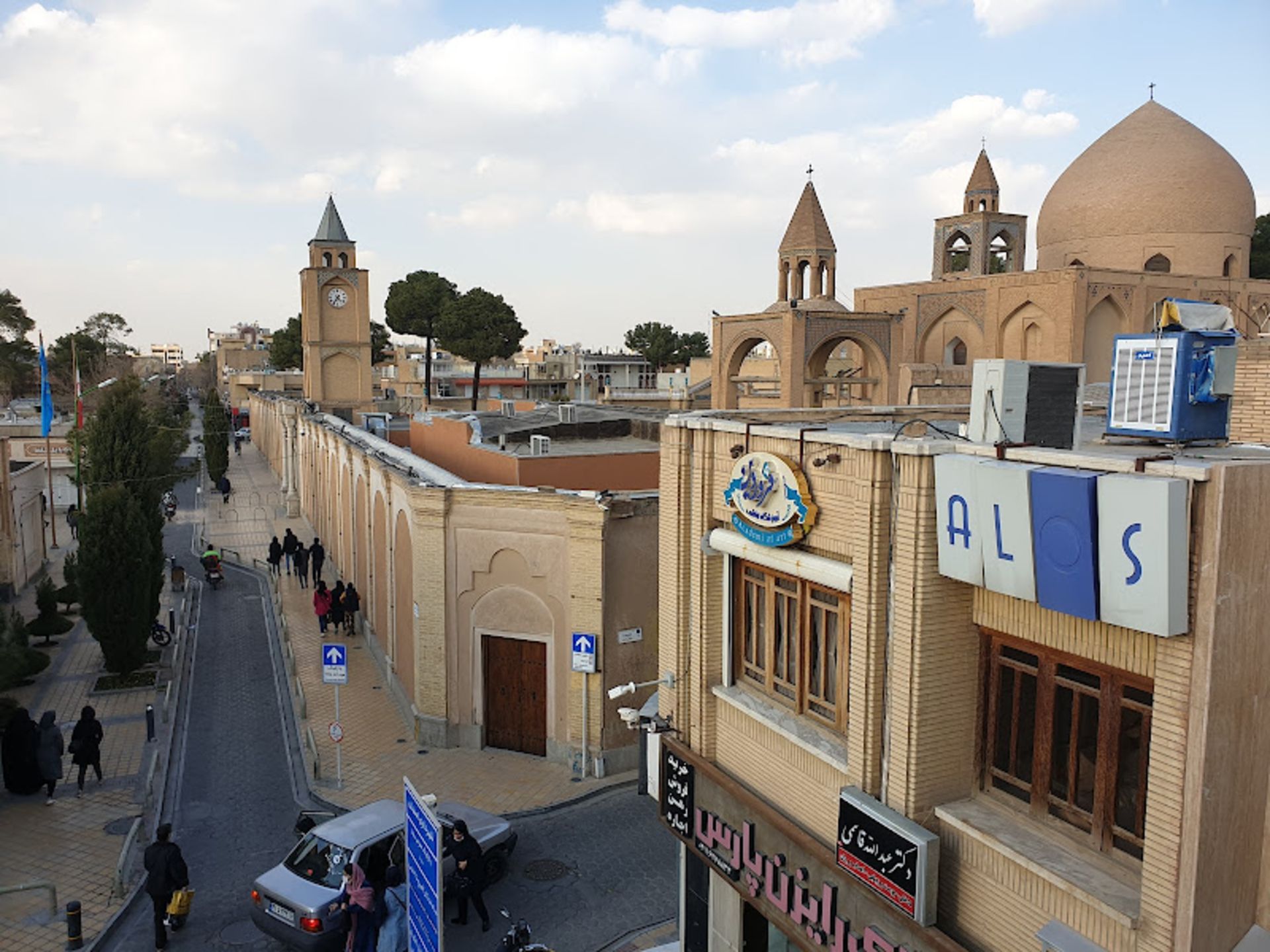 Aerial image from Isfahan Jolfa neighborhood