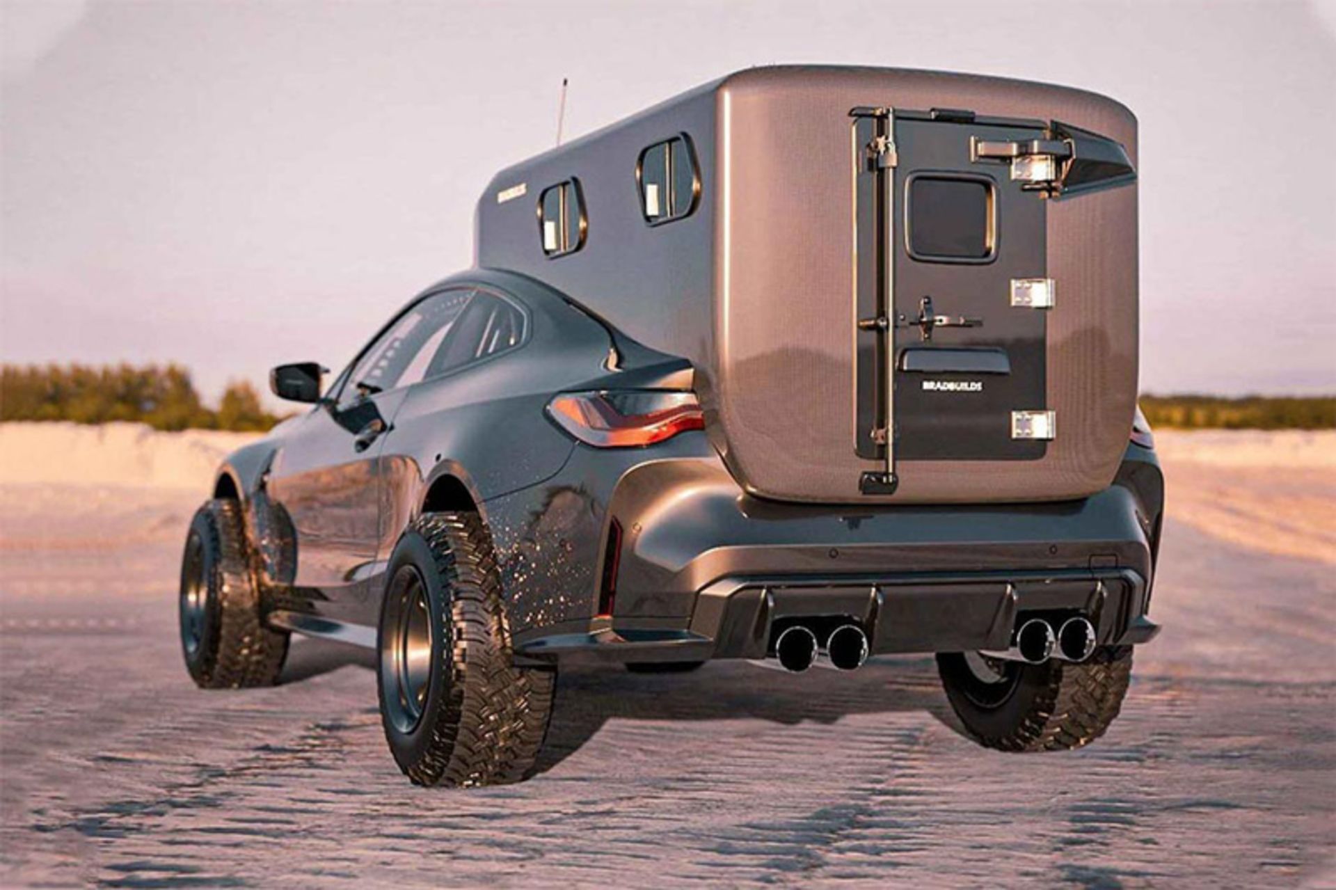M4 Cumper Belvery Rear Facade