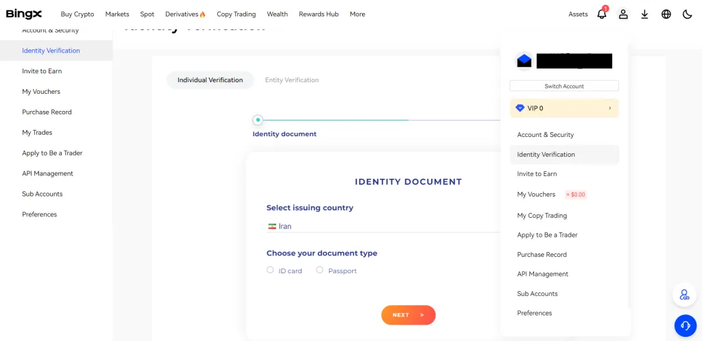 What is the best foreign digital currency exchange for Iranians? Ideity in Bing X Exchange