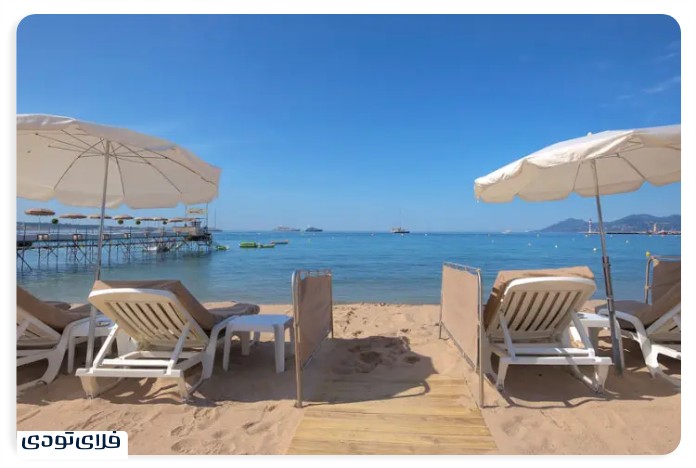 Spectacular places of France Private beaches