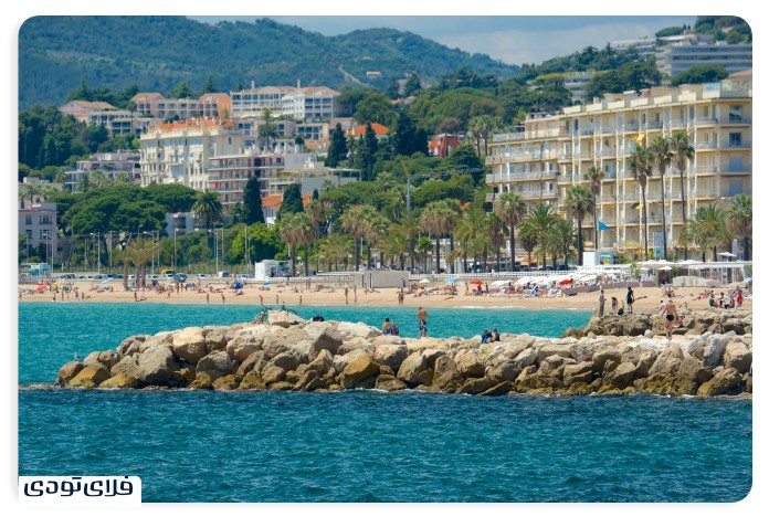 Spectacular places of France Public beaches
