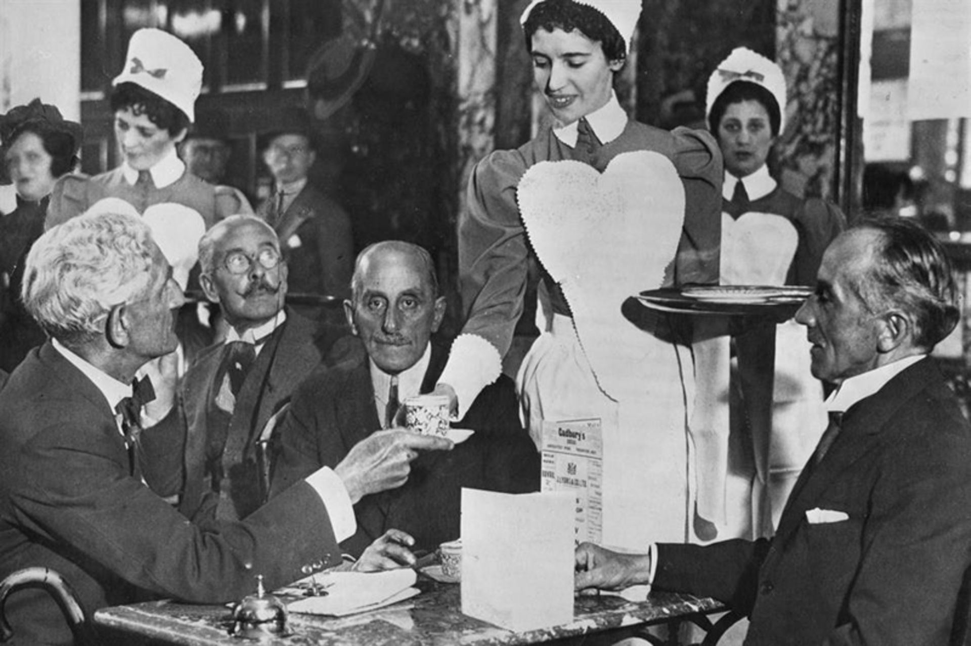 Customers and Waiting for Woman in Livens, London