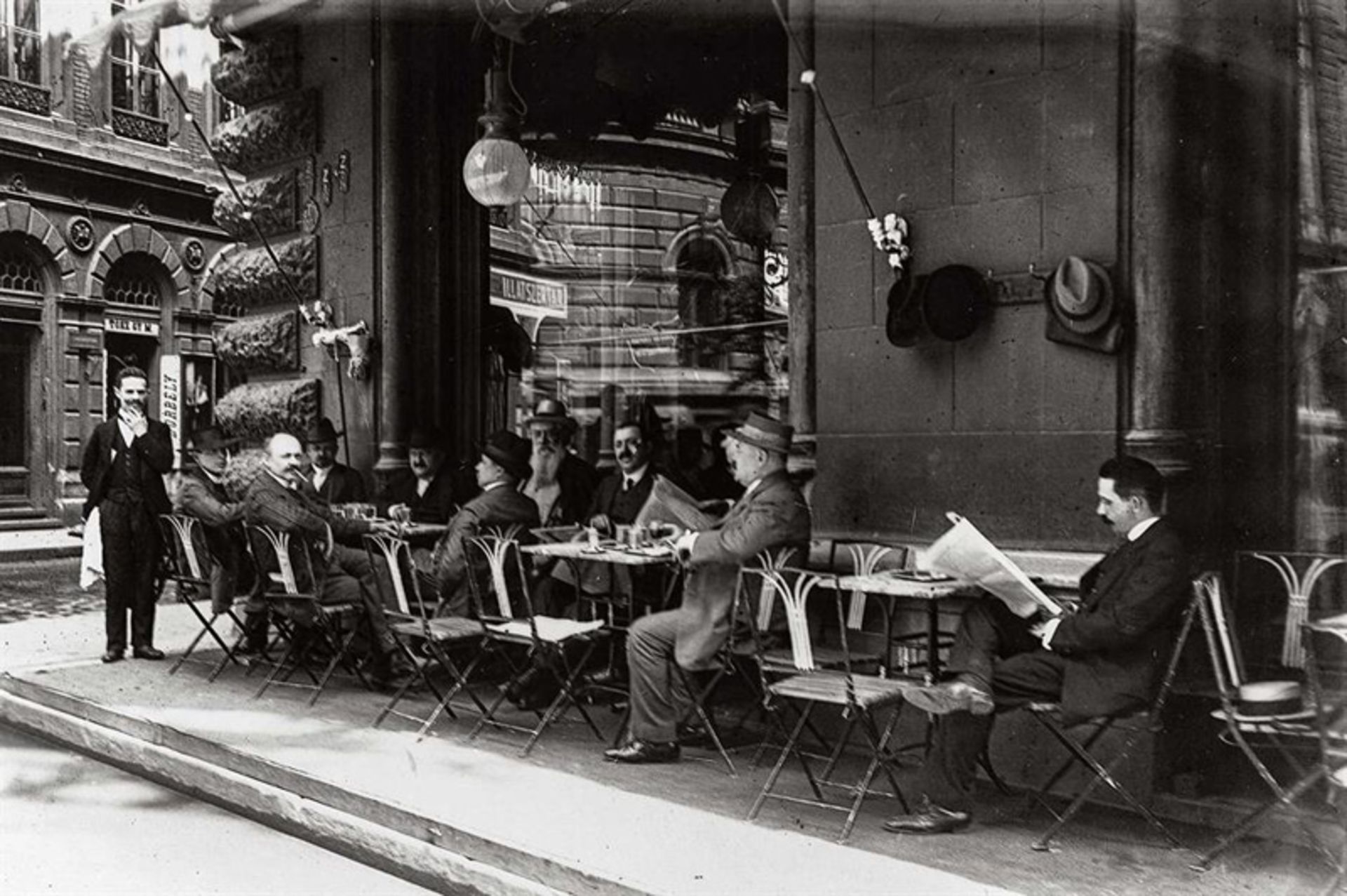 Outdoor Ceral Cafe, Budapest in the old