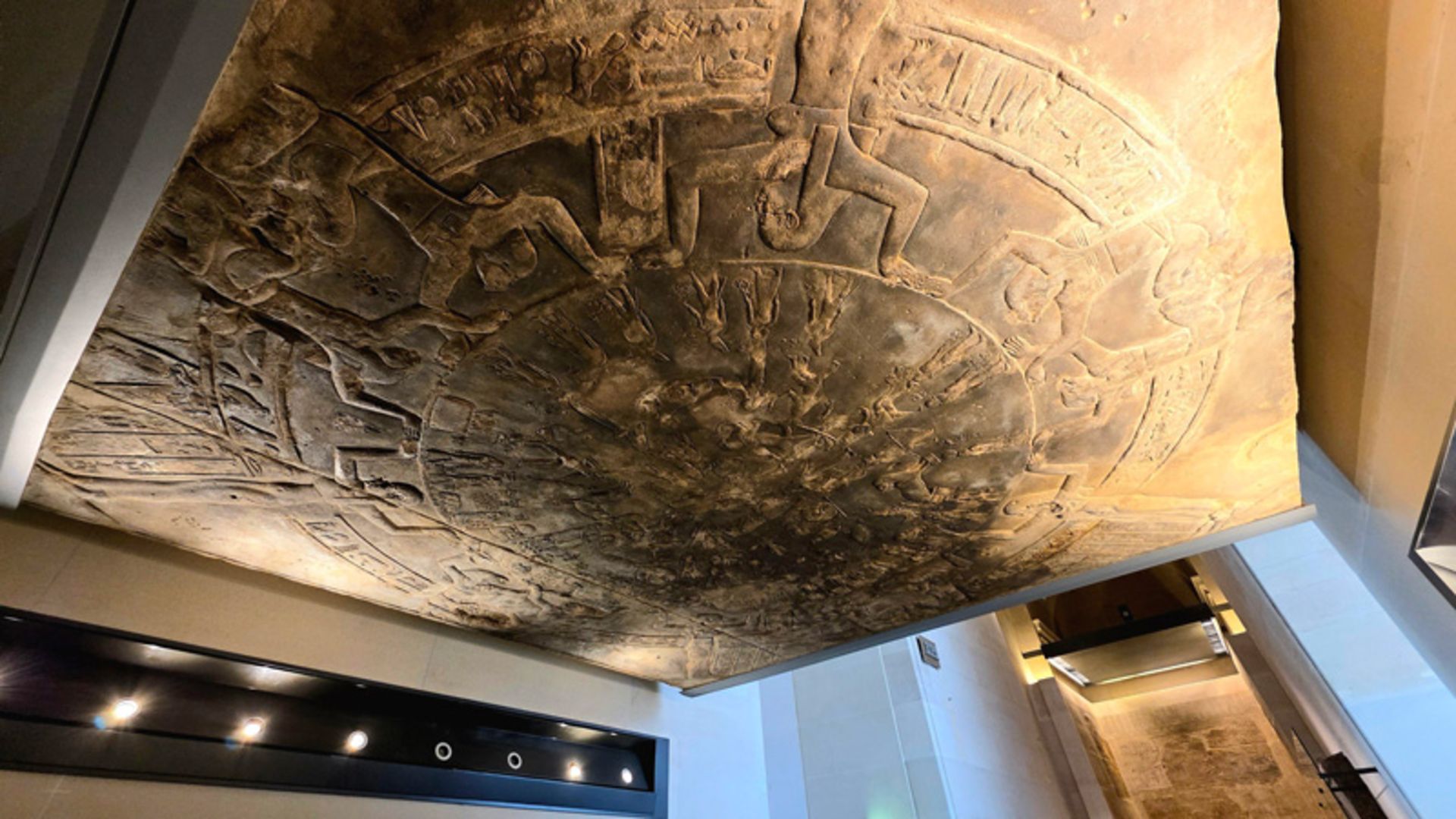 Dandra Zodiac at the Louvre Museum in Paris
