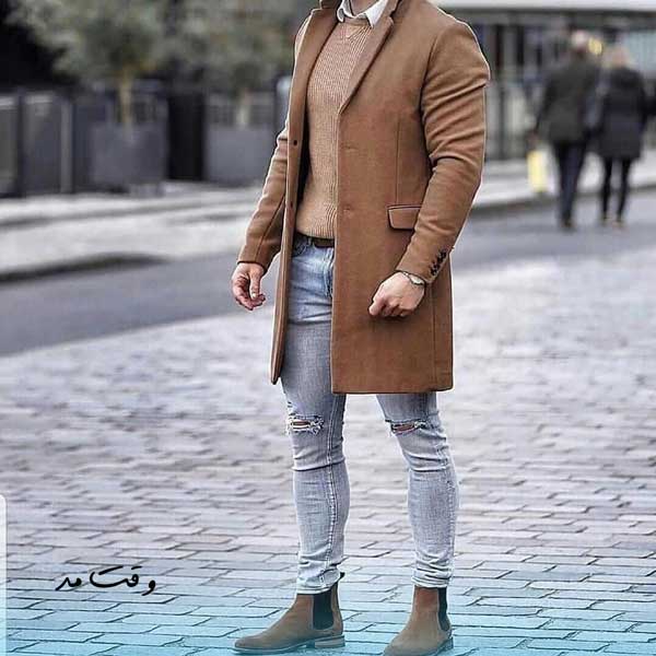 Differe style of men's autumn with jeans