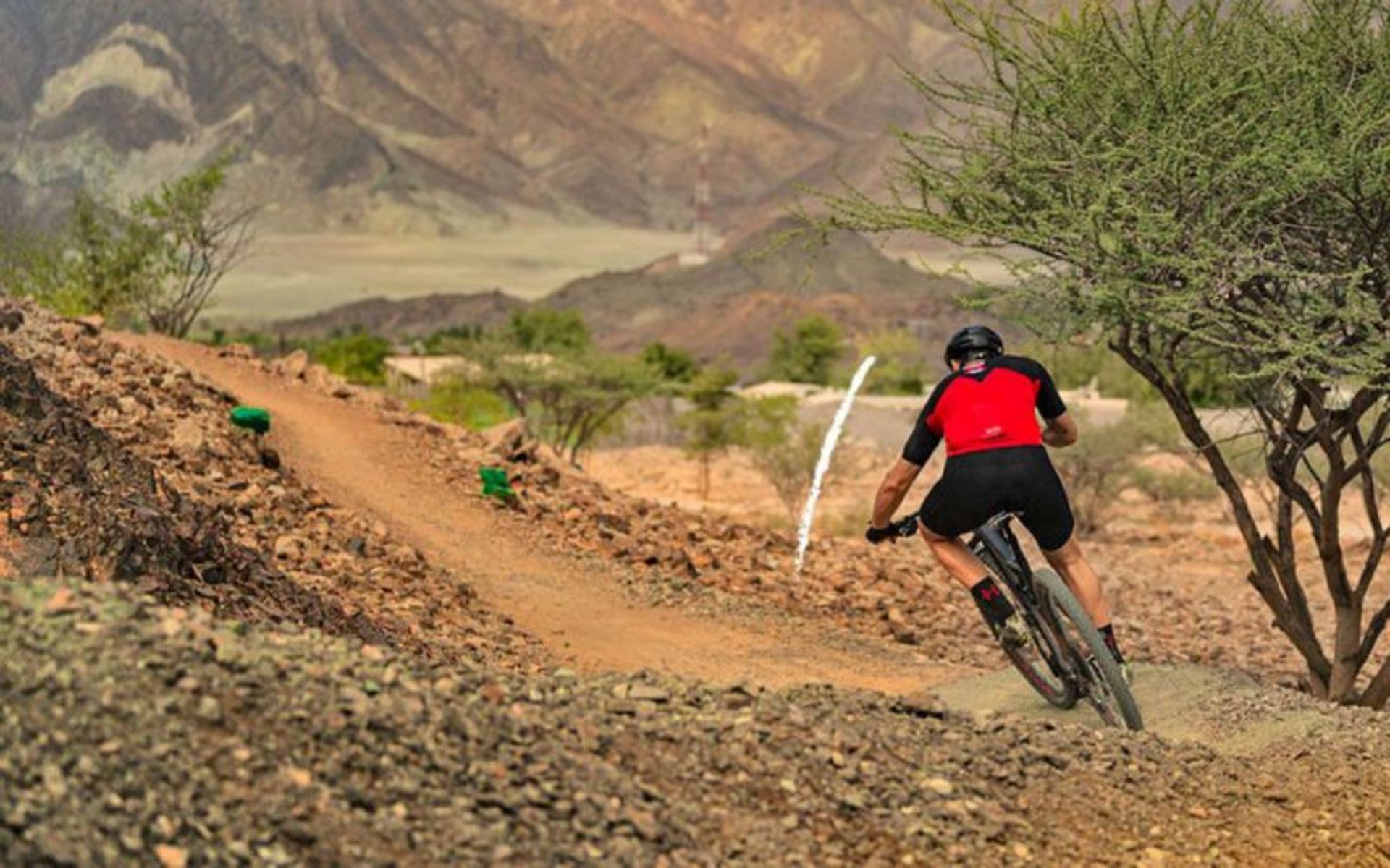 Cycling at even Dubai's Wadi Hub