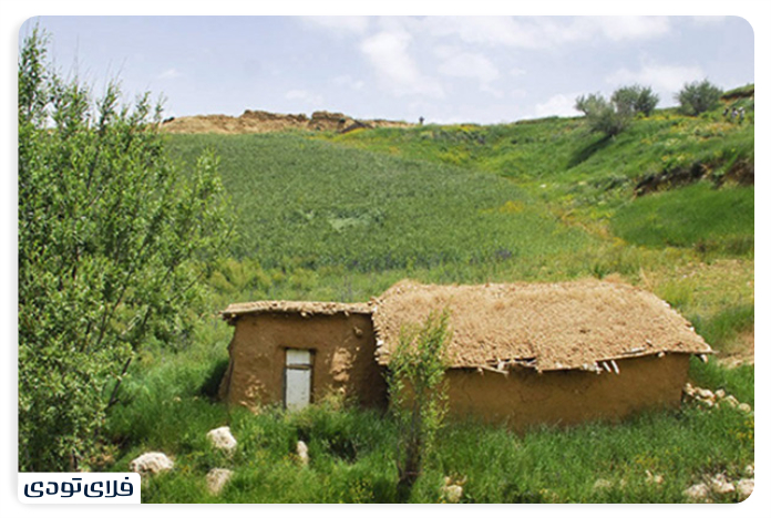 Shahkuh village historic house