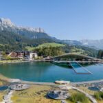 Infinite Pool of Karahreh Hotel in Alps