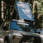 Stargiers' ceiling tent on Lexus