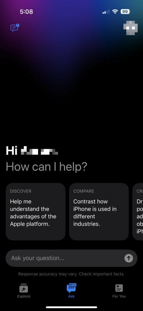 Apple chat