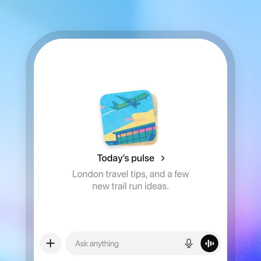 New ChatGpt Pulse feature