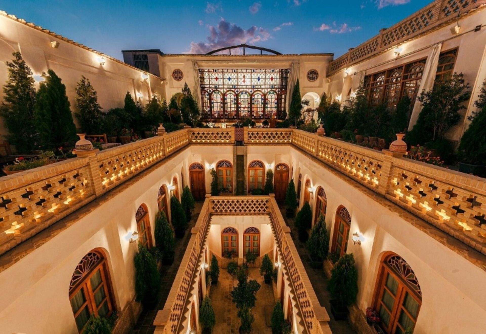 Boutique Aerial Picture of Palace Secretary in Isfahan