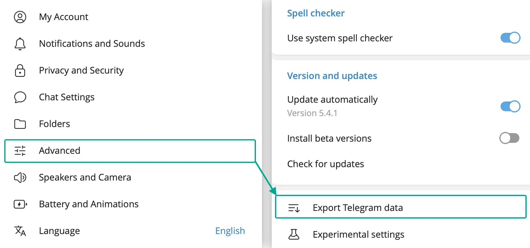 Recovery of deleted telegram messages