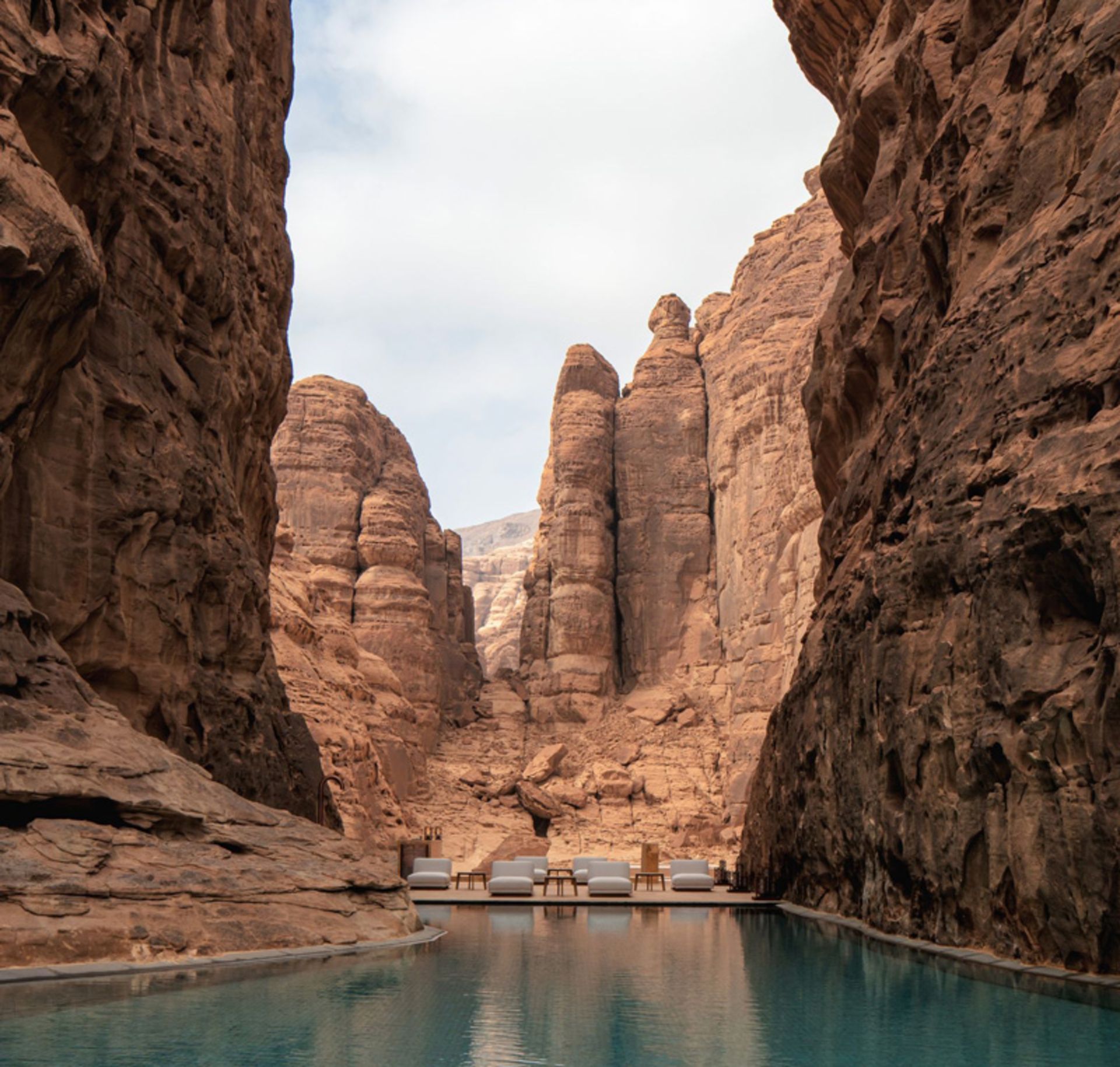 The desert residence in Saudi Arabia