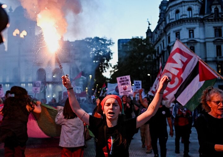 Protests in Latin America following the Zionist invasion of the Samud fleet