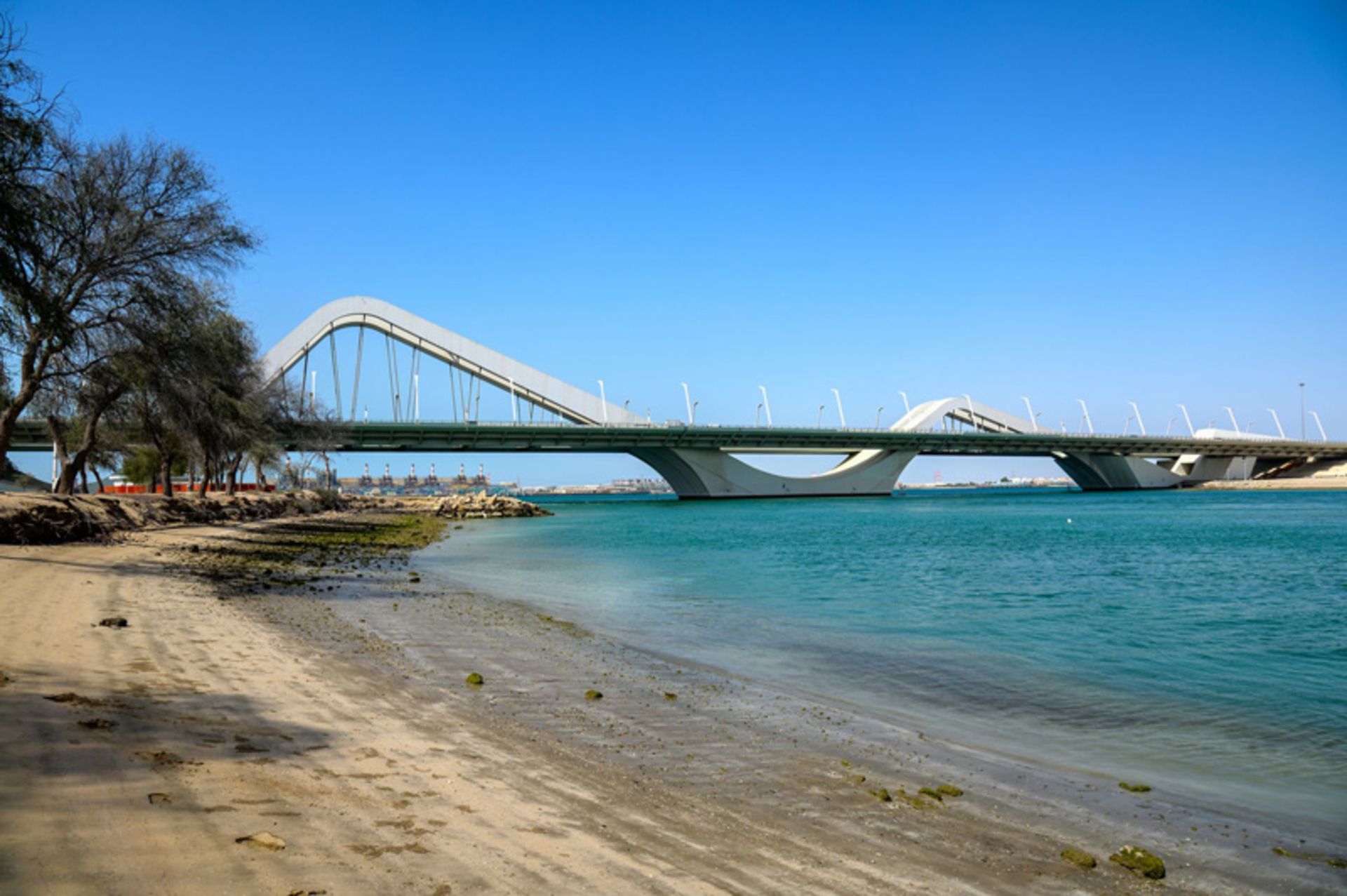 Sheikh Zayed Bridge in Abu Dhabi