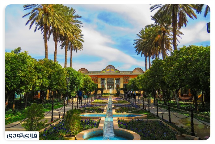 Where is the Orange Garden in Shiraz?