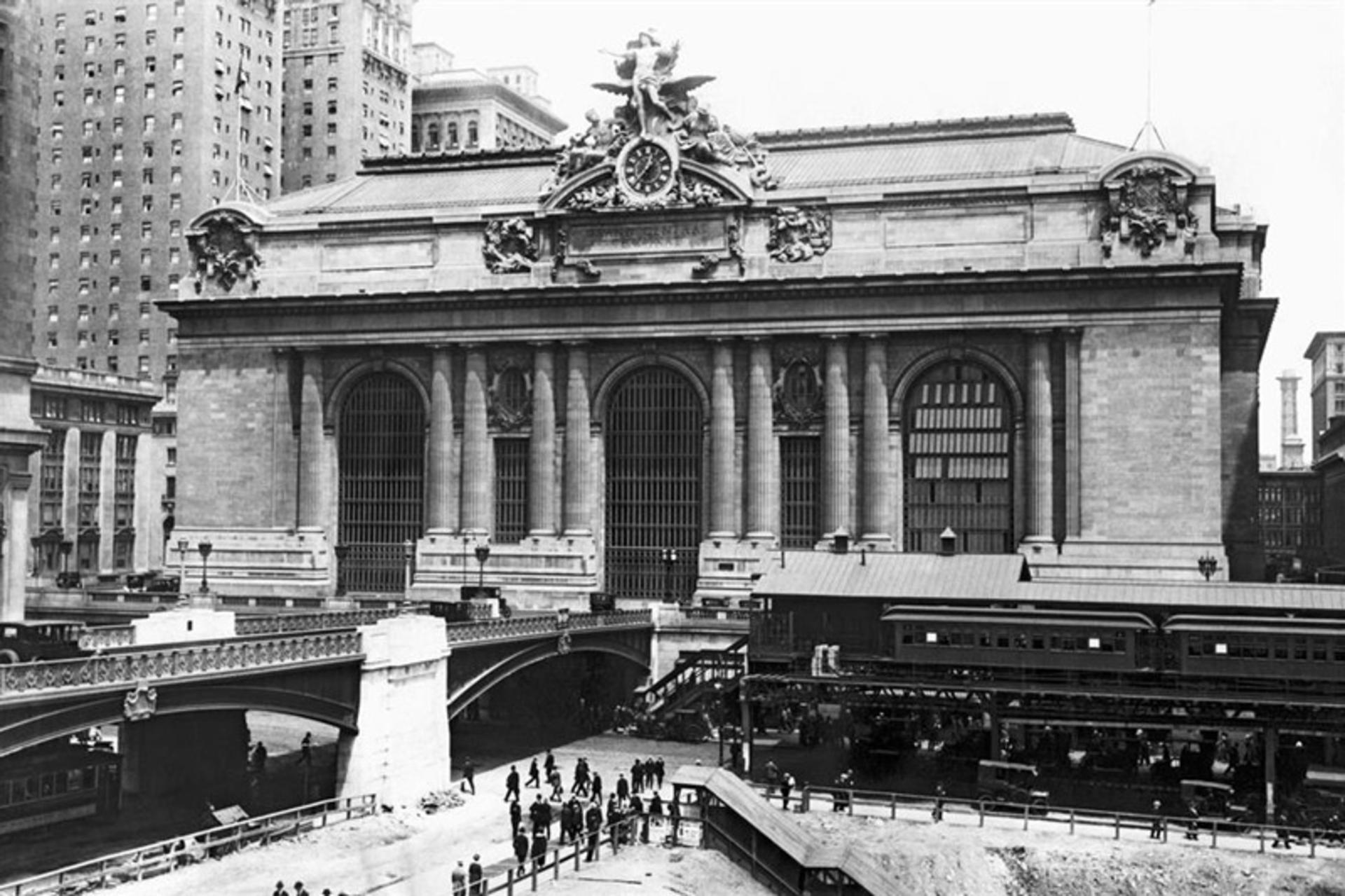 Historical photo of the New York Grand Ceral Station