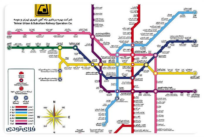 Tehran Metro Map