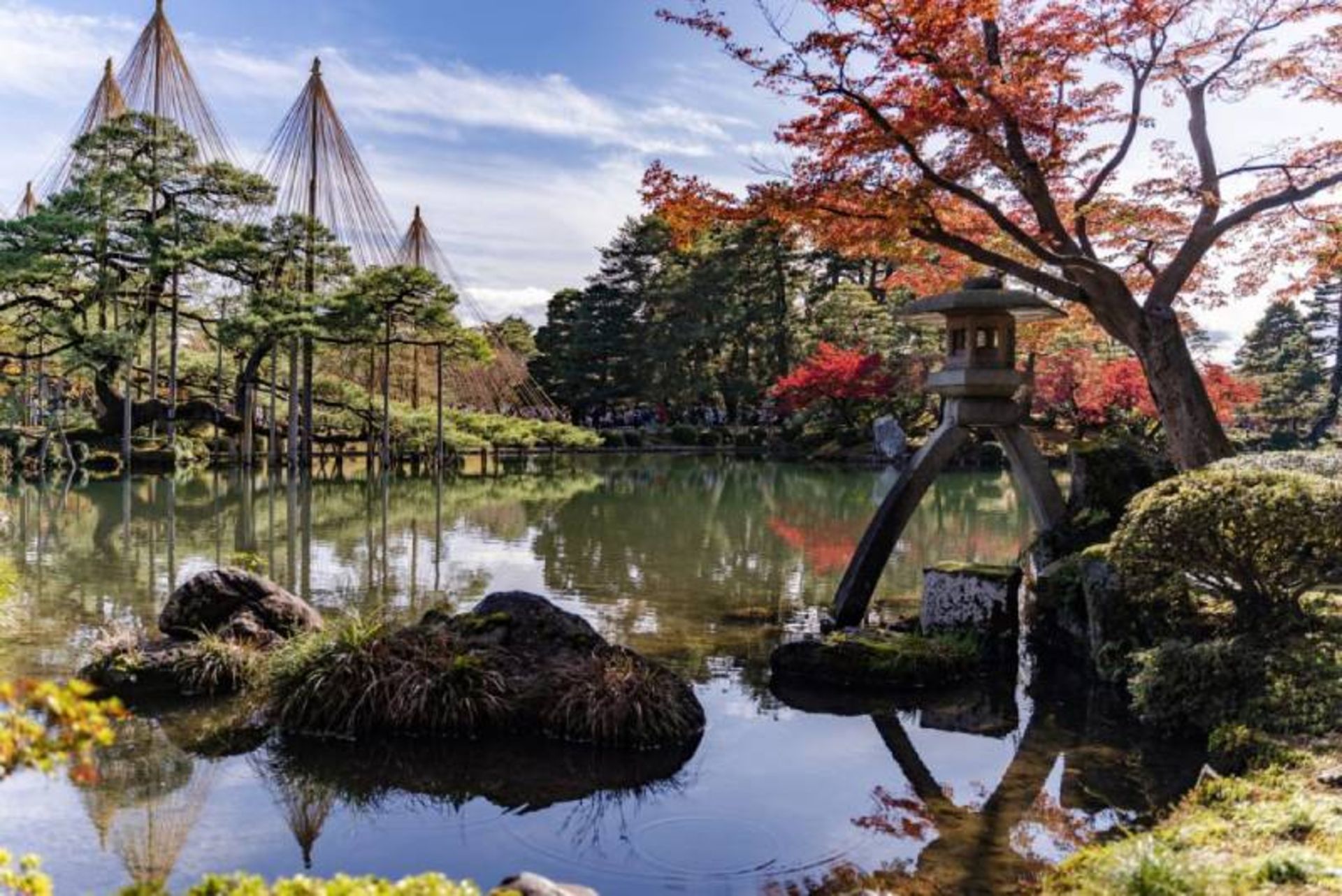 Autumn nature of the Japanese Conraco Garden