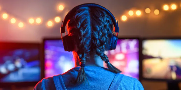 Gamer daughter