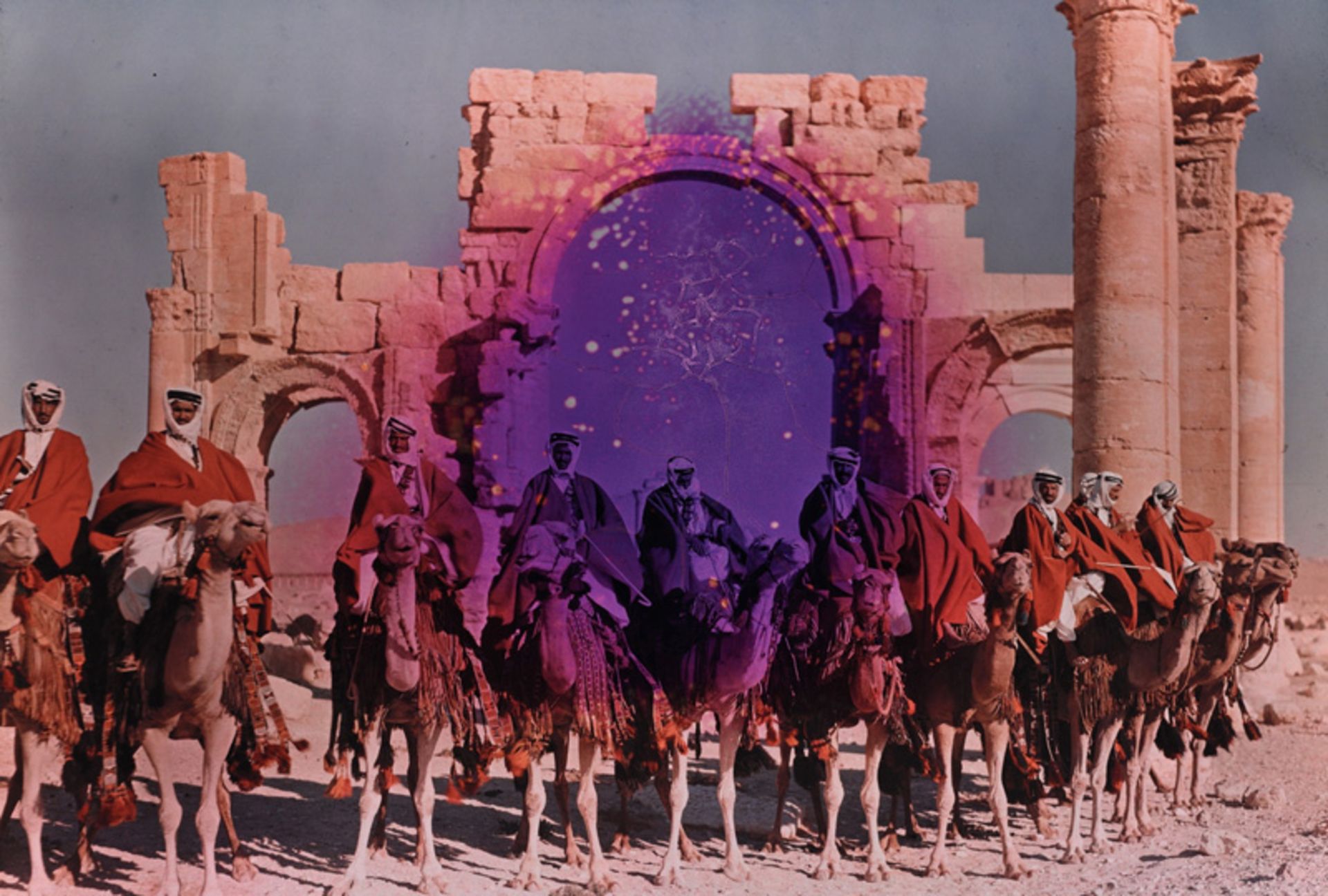 Photo of Syrian desert forces in year 6 with vinegar syndrome