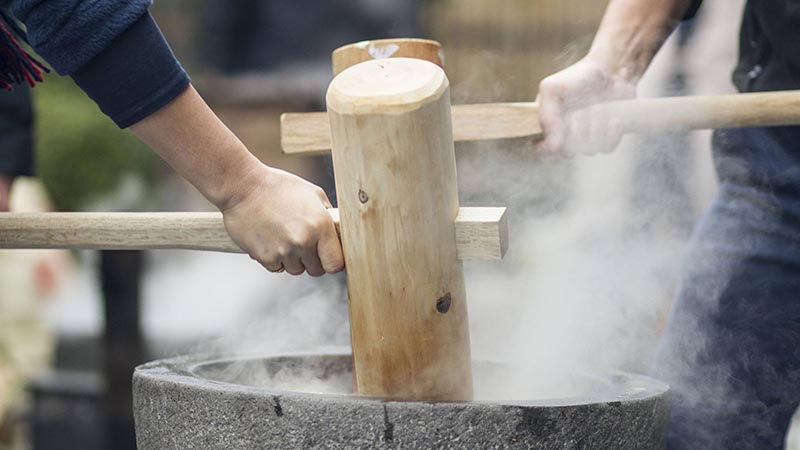 Preparation of mochi