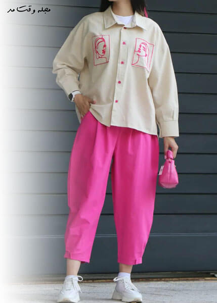 Slouchy linen pas