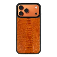 PLostrichlegn model old leather industry cover suitable for Apple iPhone 17 Pro Max mobile phone 