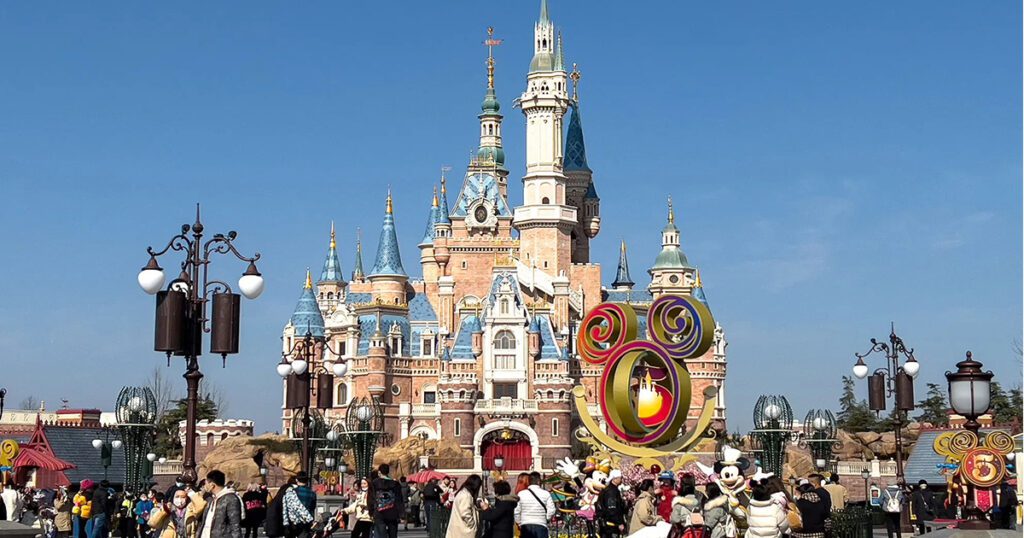 Shanghai Disneyland, China is one of the famous Disneylands in the world 