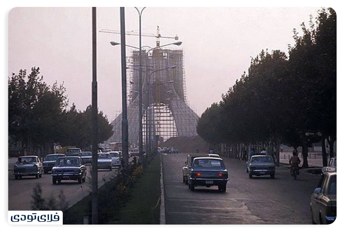 Access to Azadi Tower by private car