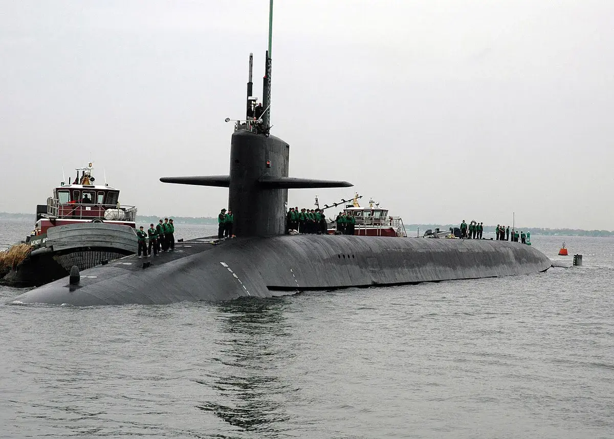 Dimensions of the submarine USS Georgia SSGN-729