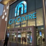 Entrance door of City Center Shopping Center Sharjah