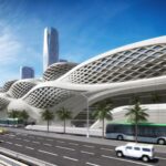The initial plan of the King Abdullah Financial Metro Station