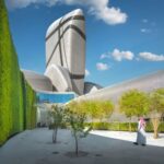 The area and green space of Efra Cultural Center