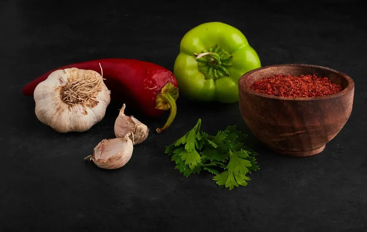 Eggpla pickled spice