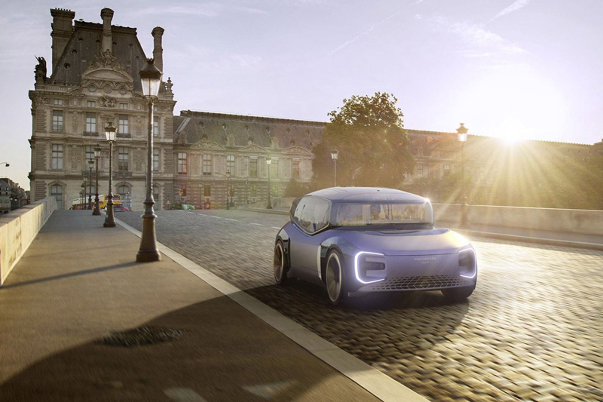 Gentrawell electric car in the historic field