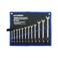 Wrench a flat head and a Hyundai HT-1412 Hyundai Set 8