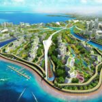 Green space in the residential areas of Pearl Manila
