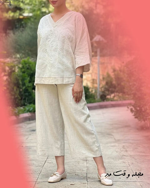 The most stylish and latest models of linen pants