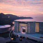 The exterior of MGM Hotel in Shenzhen, China