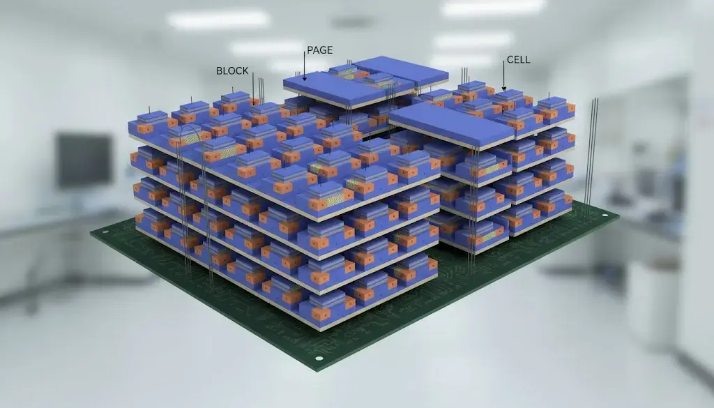 Using 3D quaum tunnel structures in SSD