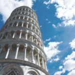 Pisa tower and blue sky