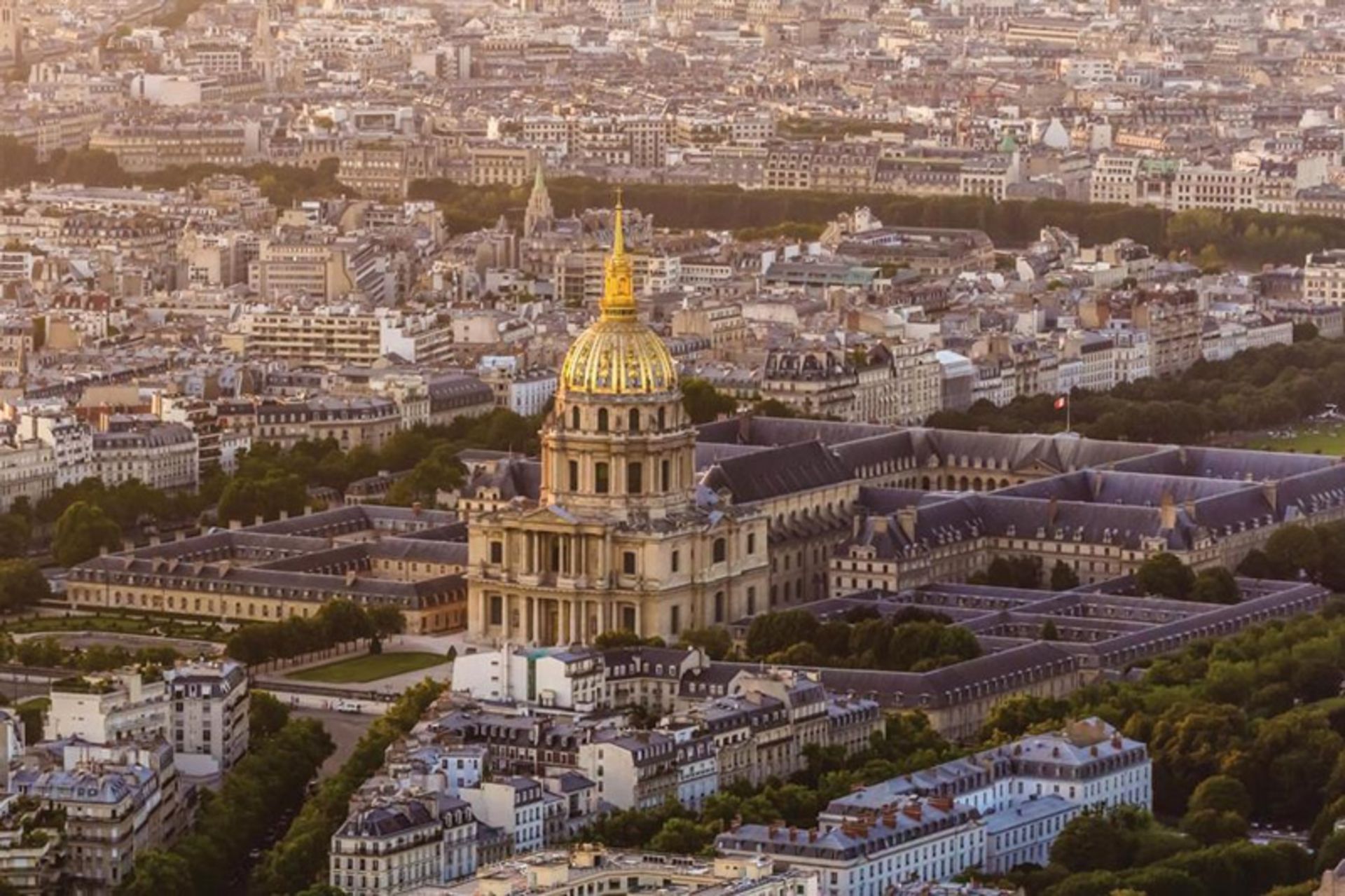 Historical building in the Army Museum in Paris