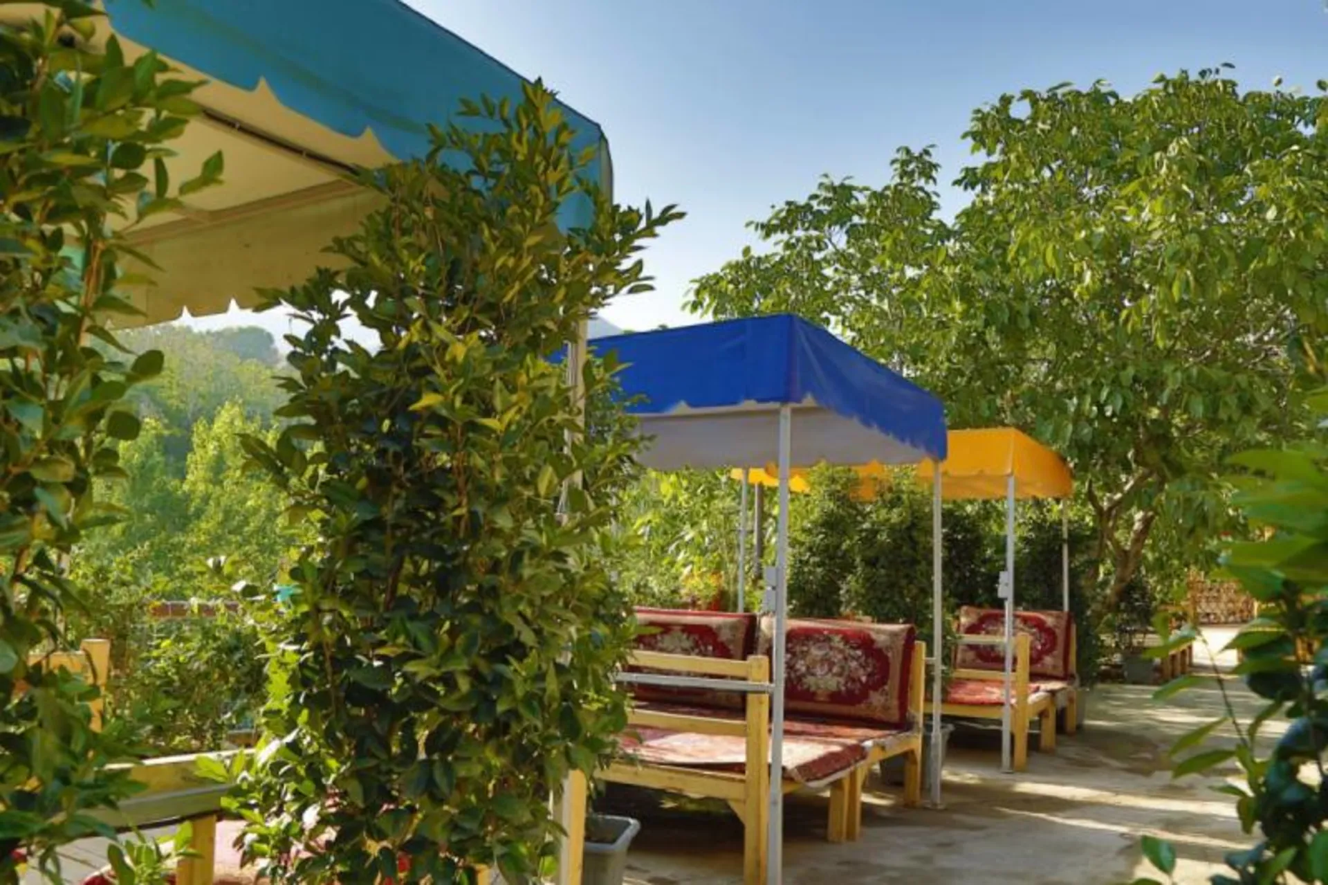 The open space of Bistun Farahzad restaura