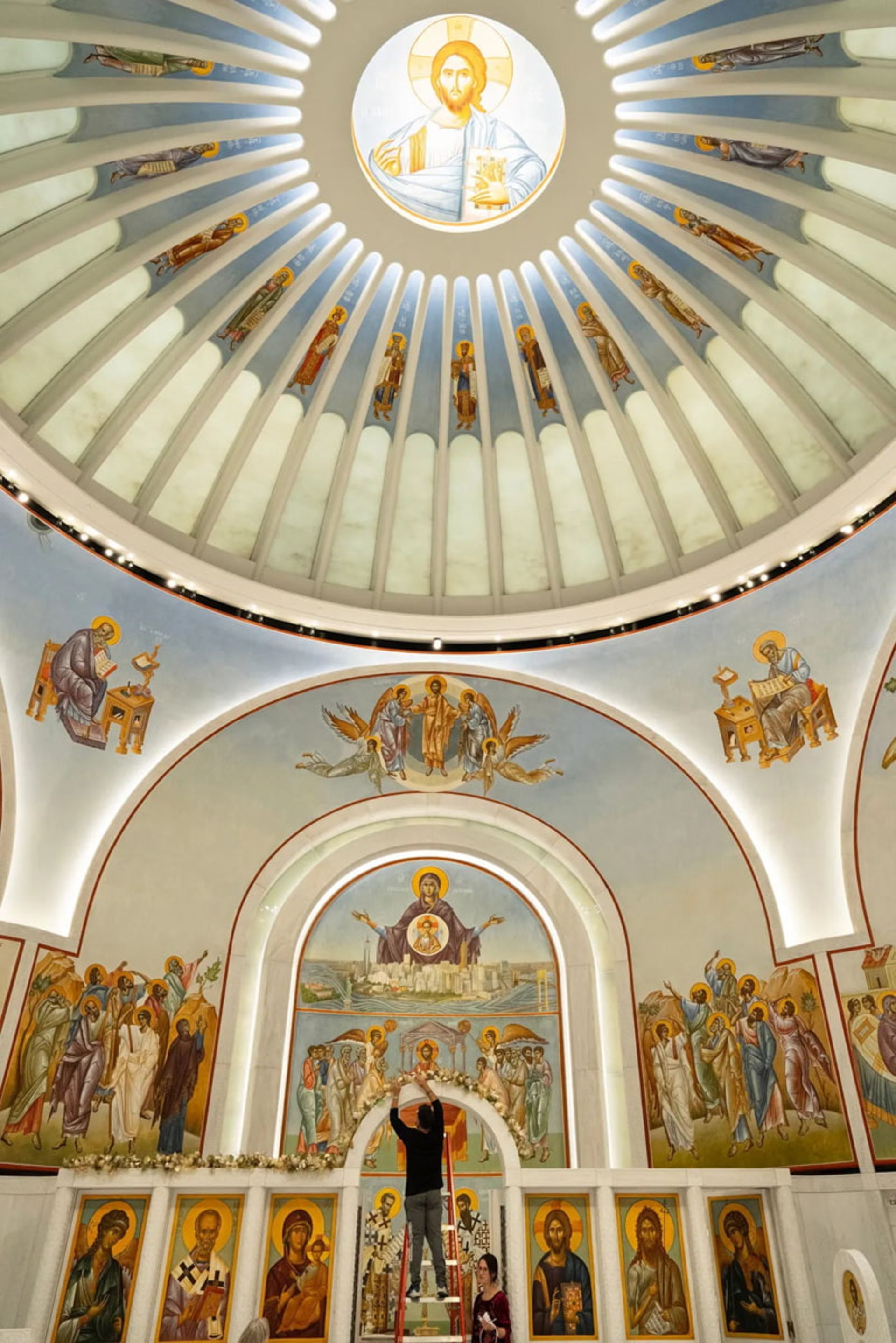 Wall paiings of St. Nicholas Church