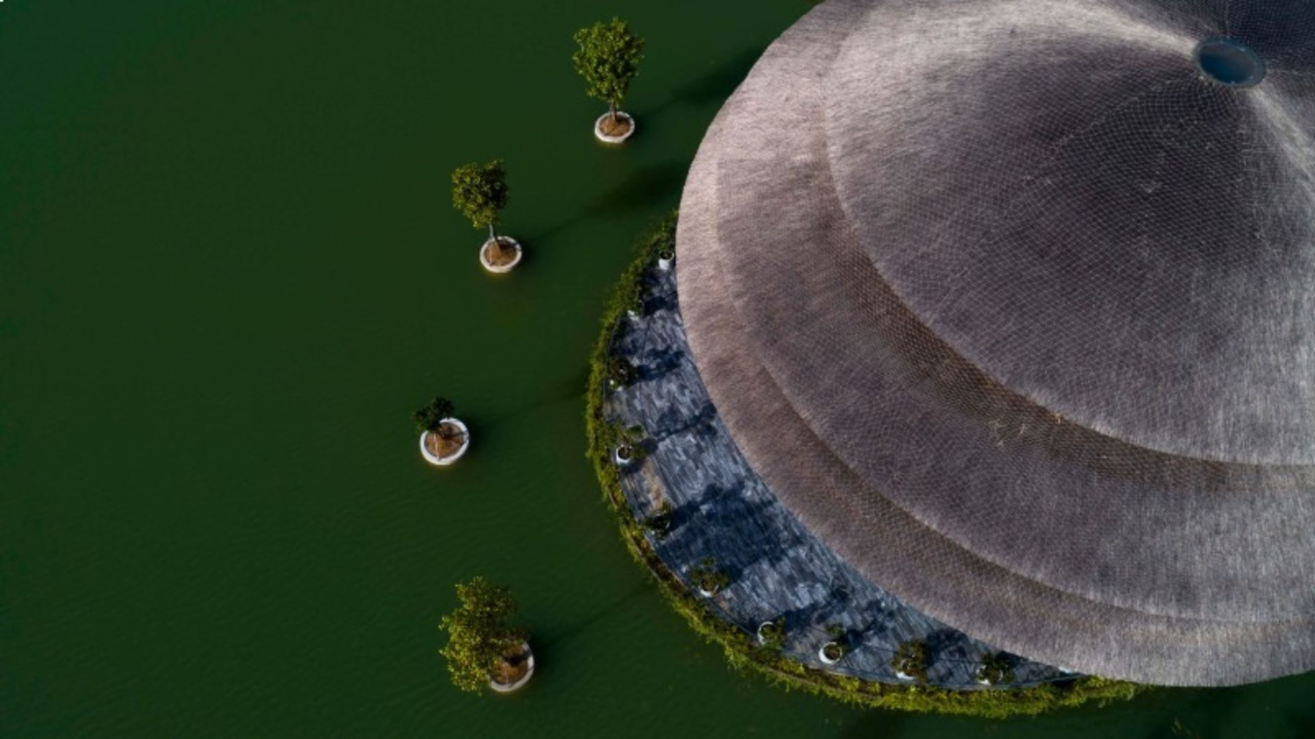 Aerial view of Vedana Vietnam restaura