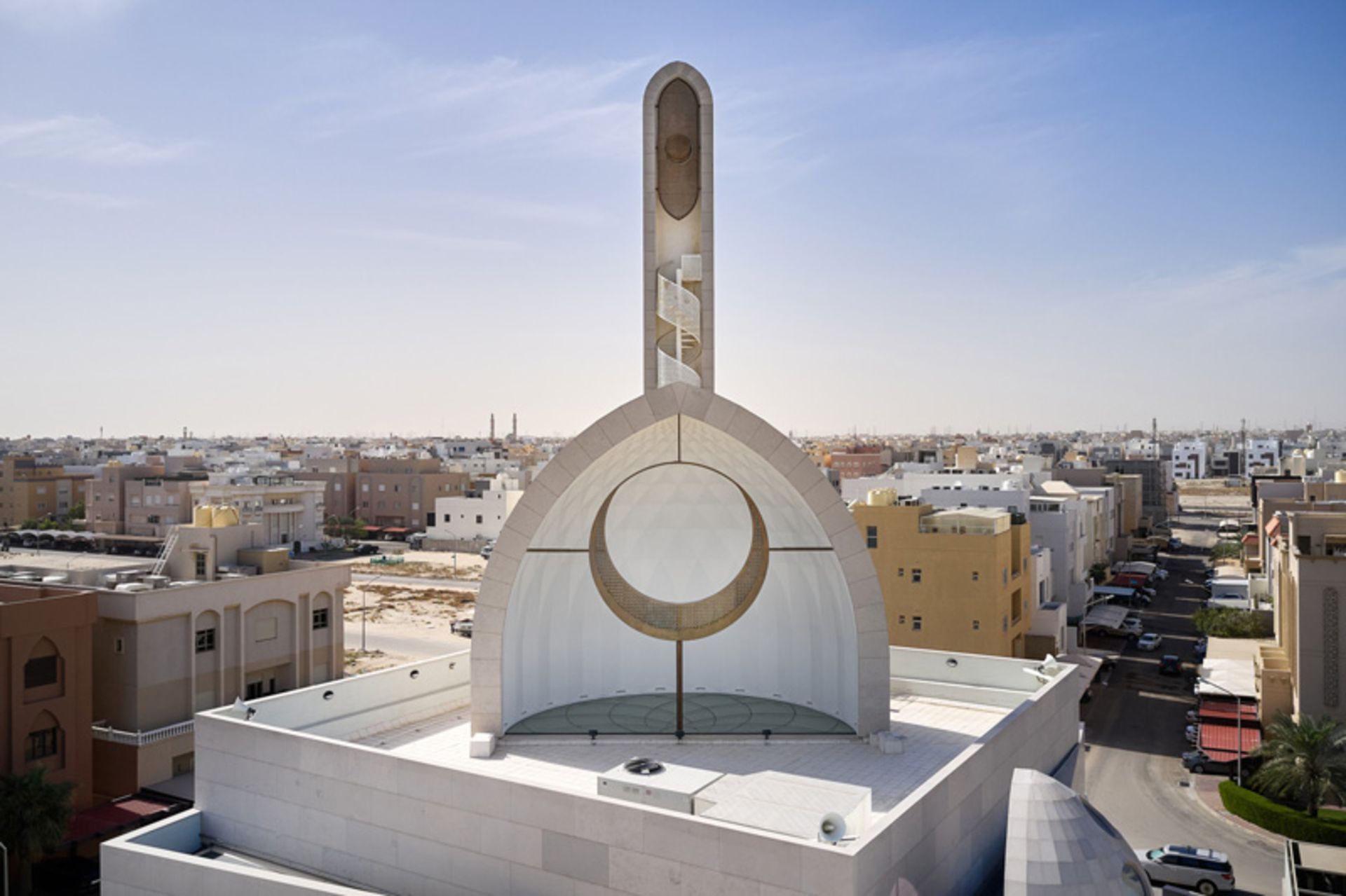 Egyptian maqrans on the exterior of the Mamluk minaret mosque